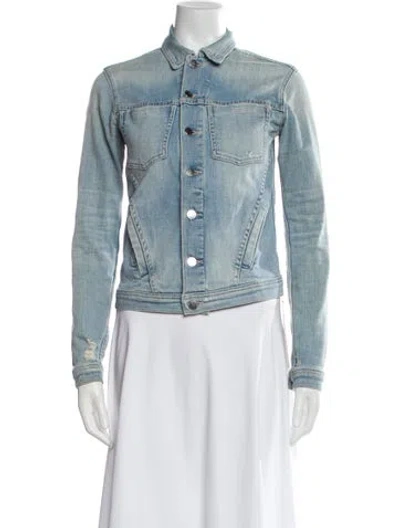 Pre-owned L'agence Denim Jacket In Blue