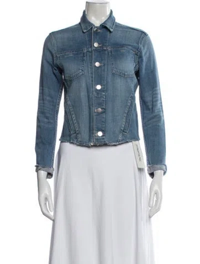 Pre-owned L'agence Denim Jacket In Blue