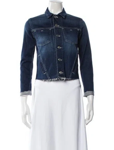 Pre-owned L'agence Denim Jacket In Blue
