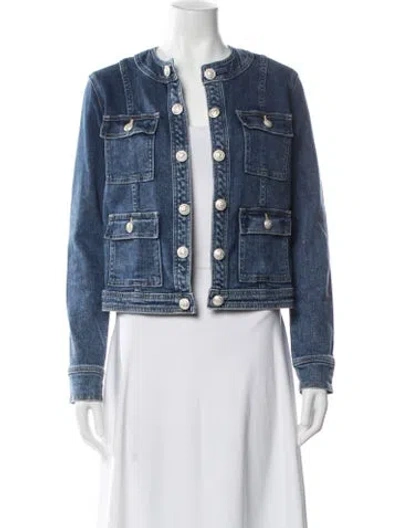 Pre-owned L'agence Denim Jacket In Blue