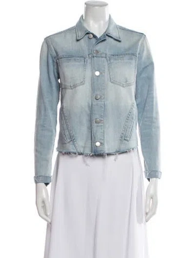 Pre-owned L'agence Denim Jacket In Blue