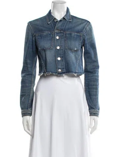 Pre-owned L'agence Denim Jacket In Blue