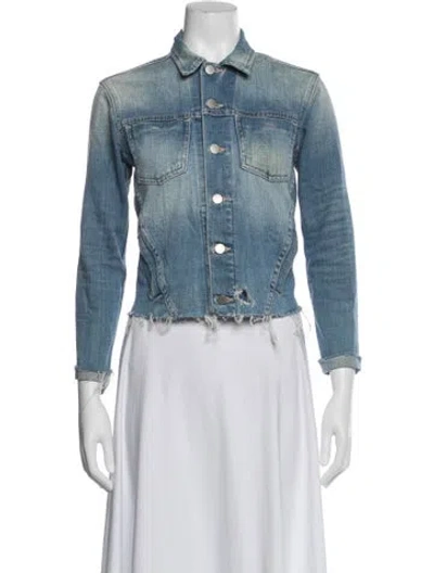 Pre-owned L'agence Denim Jacket In Blue