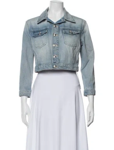 Pre-owned L'agence Denim Jacket In Blue