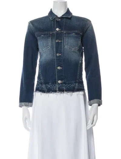 Pre-owned L'agence Denim Jacket In Blue