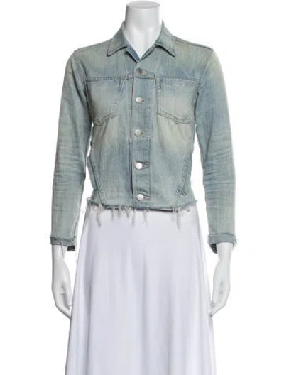 Pre-owned L'agence Denim Jacket In Blue