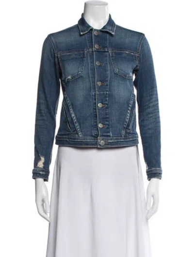 Pre-owned L'agence Denim Jacket In Blue