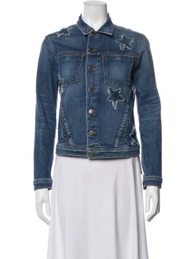 Pre-owned L'agence Denim Jacket In Blue