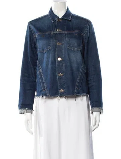 Pre-owned L'agence Denim Jacket In Blue
