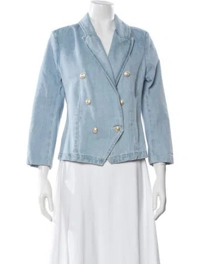 Pre-owned L'agence Denim Jacket In Blue