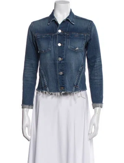 Pre-owned L'agence Denim Jacket In Blue