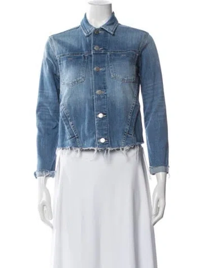 Pre-owned L'agence Denim Jacket In Blue