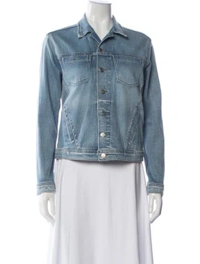 Pre-owned L'agence Denim Jacket In Blue