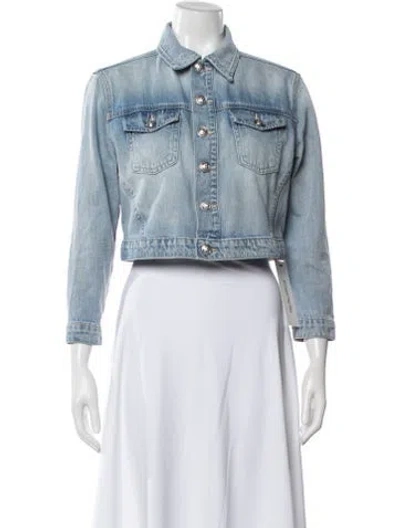 Pre-owned L'agence Denim Jacket In Blue