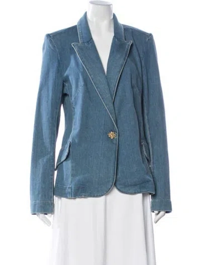 Pre-owned L'agence Denim Jacket In Blue