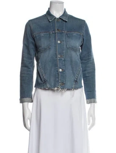 Pre-owned L'agence Denim Jacket In Blue