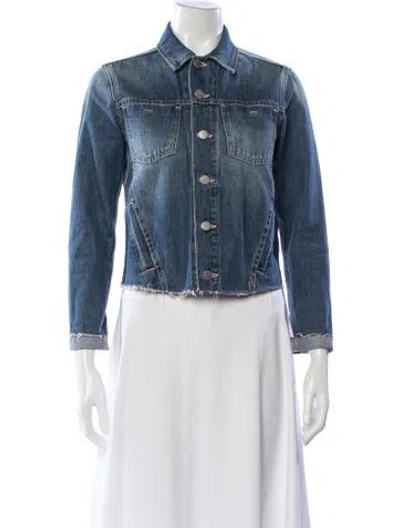 Pre-owned L'agence Denim Jacket In Blue
