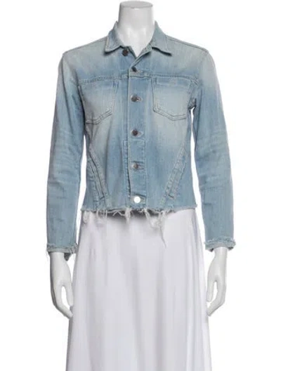 Pre-owned L'agence Denim Jacket In Blue