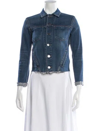 Pre-owned L'agence Denim Jacket In Blue