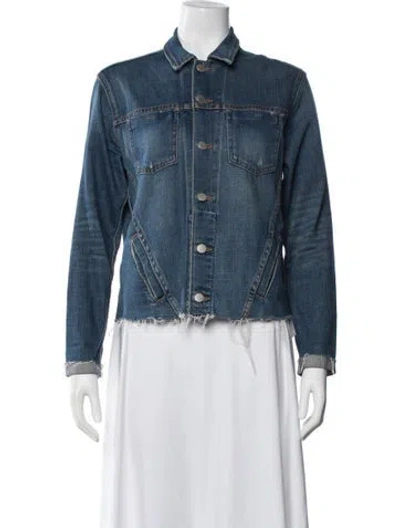 Pre-owned L'agence Denim Jacket In Blue