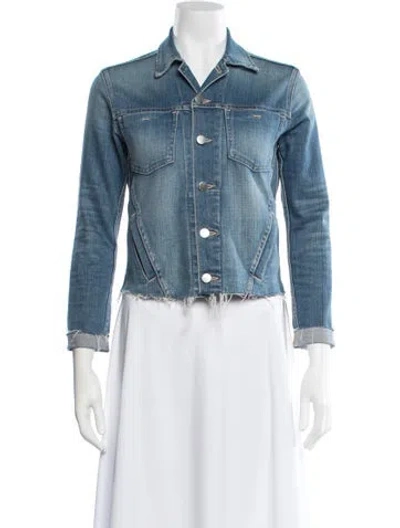 Pre-owned L'agence Denim Jacket In Blue