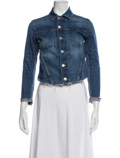 Pre-owned L'agence Denim Jacket In Blue