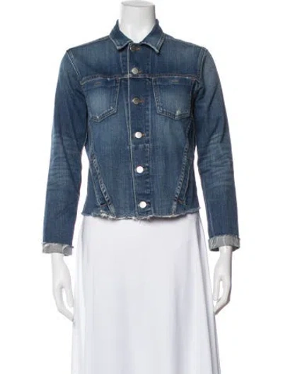 Pre-owned L'agence Denim Jacket In Blue