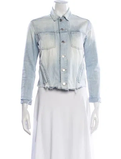 Pre-owned L'agence Denim Jacket In Blue