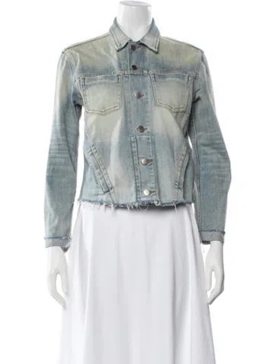 Pre-owned L'agence Denim Jacket In Blue