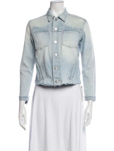Pre-owned L'agence Denim Jacket In Blue
