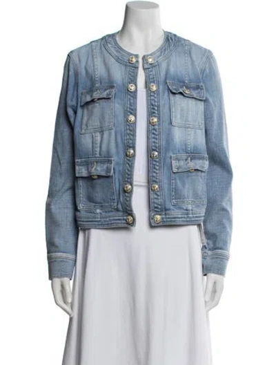 Pre-owned L'agence Denim Jacket In Blue