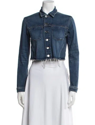 Pre-owned L'agence Denim Jacket In Blue