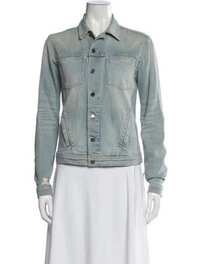 Pre-owned L'agence Denim Jacket In Blue