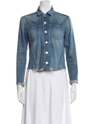 Pre-owned L'agence Denim Jacket In Blue