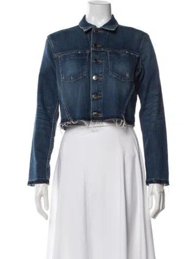 Pre-owned L'agence Denim Jacket In Blue