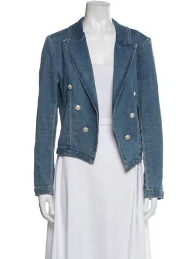Pre-owned L'agence Denim Jacket In Blue