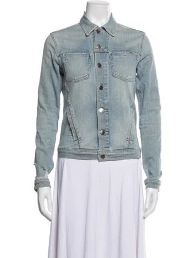 Pre-owned L'agence Denim Jacket In Blue