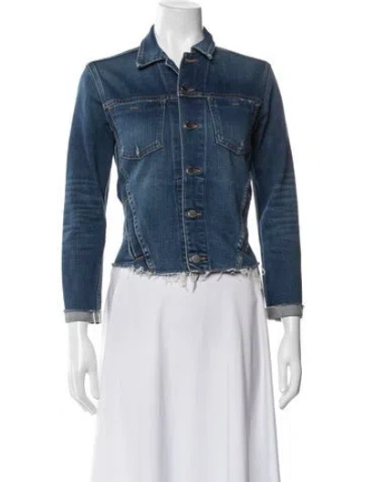 Pre-owned L'agence Denim Jacket In Blue