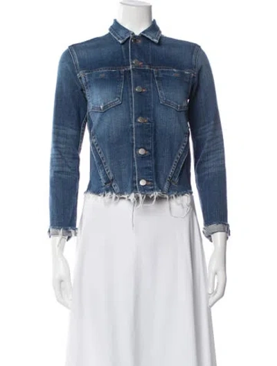 Pre-owned L'agence Denim Jacket In Blue