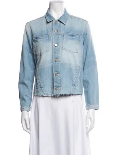 Pre-owned L'agence Denim Jacket In Blue