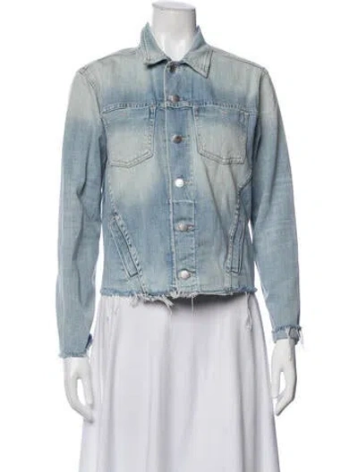Pre-owned L'agence Denim Jacket In Blue