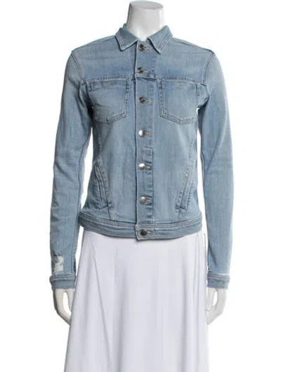 Pre-owned L'agence Denim Jacket In Blue