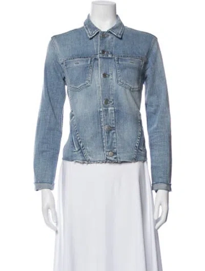 Pre-owned L'agence Denim Jacket In Blue