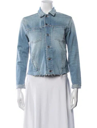 Pre-owned L'agence Denim Jacket In Blue