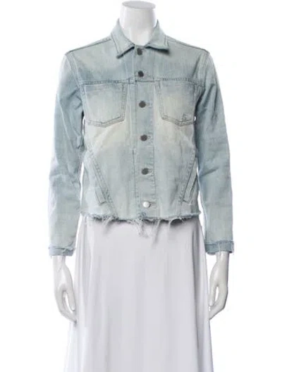 Pre-owned L'agence Denim Jacket In Blue