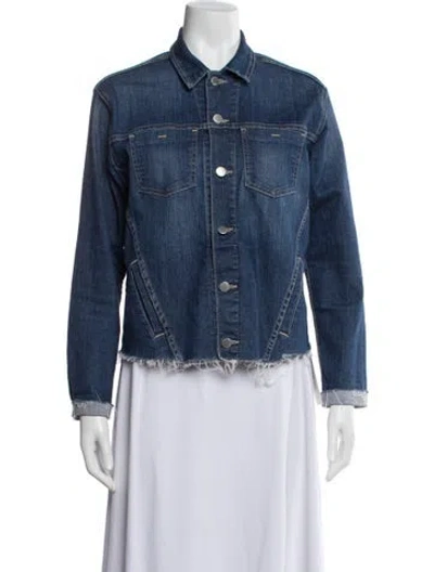 Pre-owned L'agence Denim Jacket In Blue