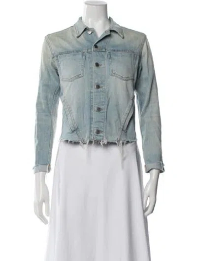 Pre-owned L'agence Denim Jacket In Blue