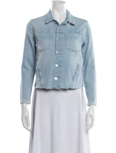 Pre-owned L'agence Denim Jacket In Blue