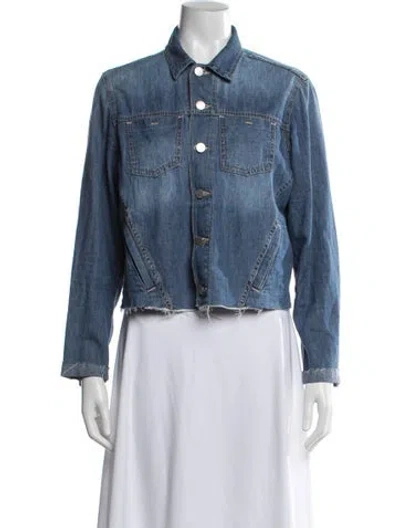 Pre-owned L'agence Denim Jacket In Blue