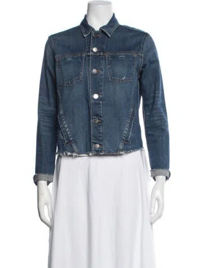 Pre-owned L'agence Denim Jacket In Blue